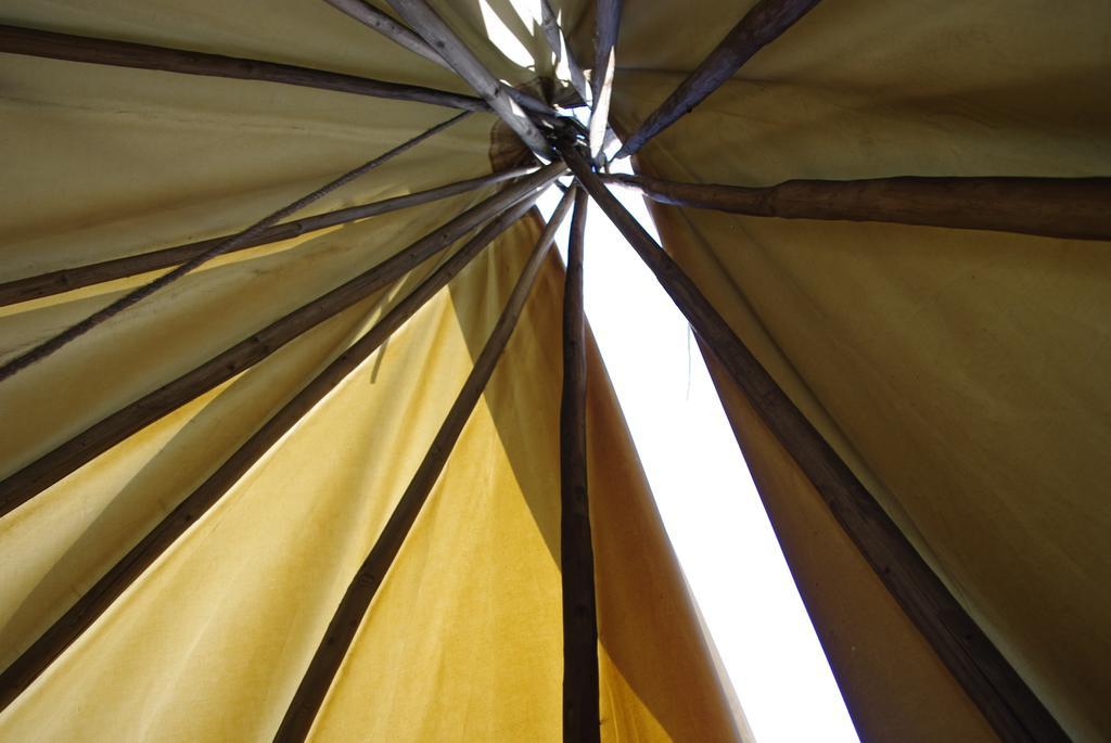 Les Tipis Du Bonheur De Vivre Hotell Brûlon Eksteriør bilde